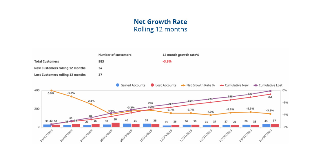 Example of revenue report 