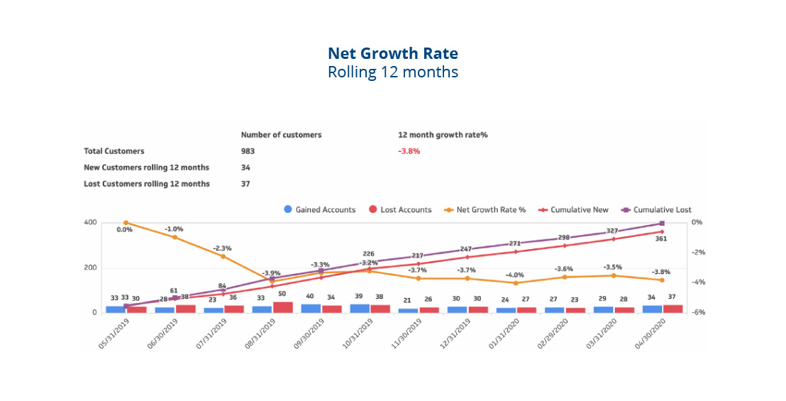 Example of revenue report