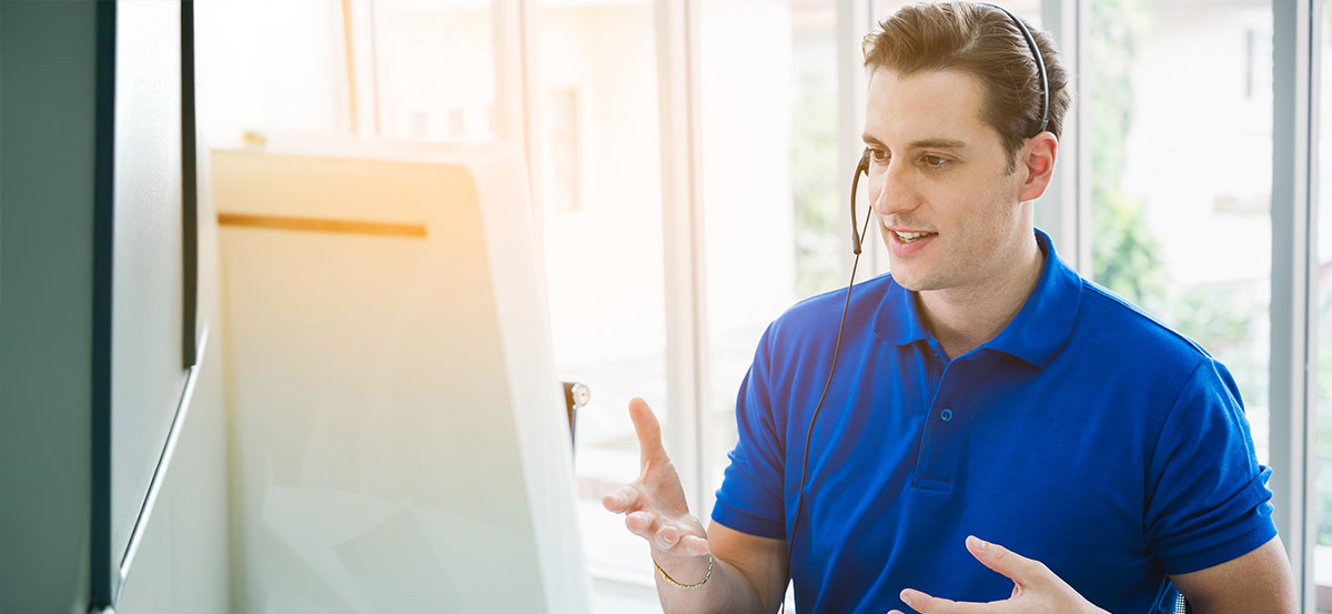 Man handling prospect generation